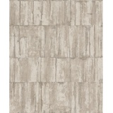 Rasch Textil Rasch Vliestapete Barbara Home III, 560329 Metallplatten beige, 10,05 x 0,53 m)