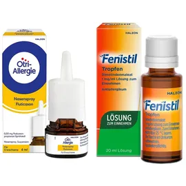 Otriven Otri-Allergie Nasenspray Fluticason + Fenistil Tropfen