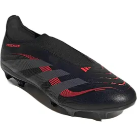 adidas Predator League Laceless MG/FG Herren Core Black/Grey Four/Lucid Red 42