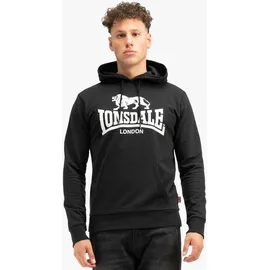 Lonsdale Herren Kapuzensweatshirt schmale Passform Fremington