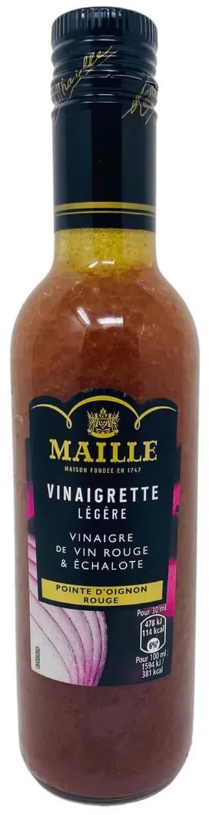 Maille Vinaigrette mit Rotweinessig & Zwiebeln – Frischer Geschmack für Ihre Salate