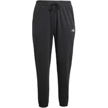 adidas Essentials 3-Streifen French Terry Cuffed Joggers Black / White XS