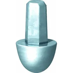 Schlagspitze ø20mm Guss unbeh
