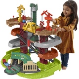 Thomas und seine Freunde Fisher-Price Thomas and Friends Multi-Level Train Set with Thomas and Percy Trains plus Harold and 3 Cranes, Super Tower, GXH09