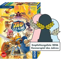 Kosmos Tag Team, Spiel für 2 Personen, Taktisches Deckbuilding Spiel, Brettspiel, Strategie
