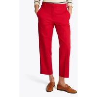 Tommy Hilfiger Chinohose mit Bügelfalten rot