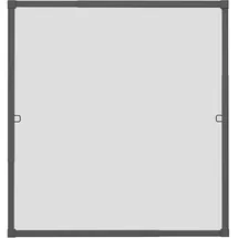WINDHAGER Insektenschutz | Spannrahmen Fenster teleskopierbar 130 x 140 cm | Fliegengitter mit Rahmen, Fenstergitter ohne Bohren, Rahmen-Fenster | Stabiler Aluminium-Rahmen | Anthrazit
