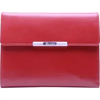Esquire großes Damen Portemonnaie Leder rot Geldbörse kompakt mit vielen Kartenfächern (20) RFID 1228-50-11 - Rot