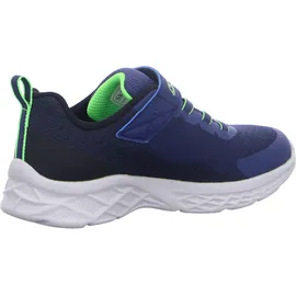 SKECHERS Microspec Ii Zovrix Turnschuhe Ohne Schnürsenkel Navy / Black / Lime 29