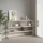 [en.casa] Vitrine Säkylä 150 x 38 x 90 cm Kamelfarben