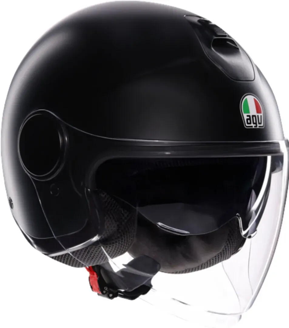 AGV Eteres Mono Jet Helm, zwart, S Voorman