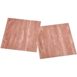vidaXL Bodenplatten 55 pcs Rot 5,11 m2 PVC