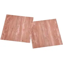vidaXL Bodenplatten 55 pcs Rot 5,11 m2 PVC