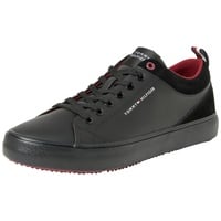 Tommy Hilfiger Herren Vulcanized Sneaker Schuhe, Schwarz (Black), 44 EU