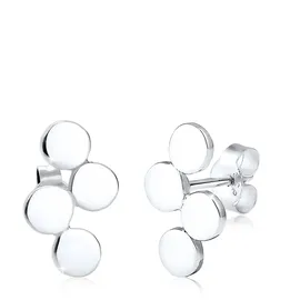 Elli Ohrstecker Kreis Geo Minimal Silber 925 Sterling 1