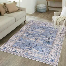 mazovia Designer-Teppich 160 x 230 cm Blau