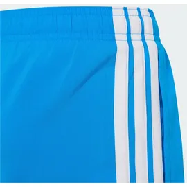 adidas 3-Streifen Badeshorts Blau/Weiß 128