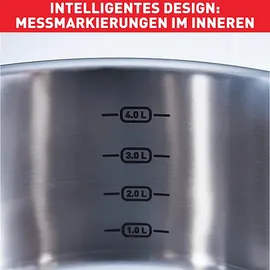 Tefal Intuition Topf-Set 7-tlg. Kochtopf + Deckel