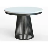 meblini Ø 100 cm weiß