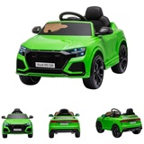 KIKKABOO Kinder Elektroauto Audi RSQ8 Fernbedienung Frontlichter Musik EVA-Räder grün