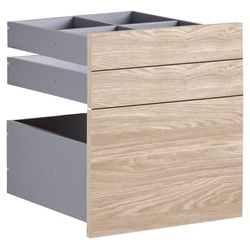 Schubladenset Unit in Eichefarben