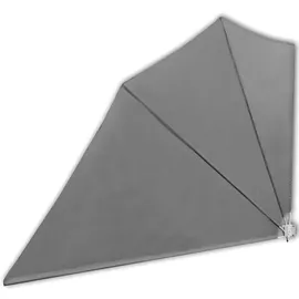 vidaXL Balkonfächer 160 x 240 cm Grau Polyester