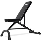 Multifunktionale verstellbare Fitnessbank - Hantelbank schwarz No Size