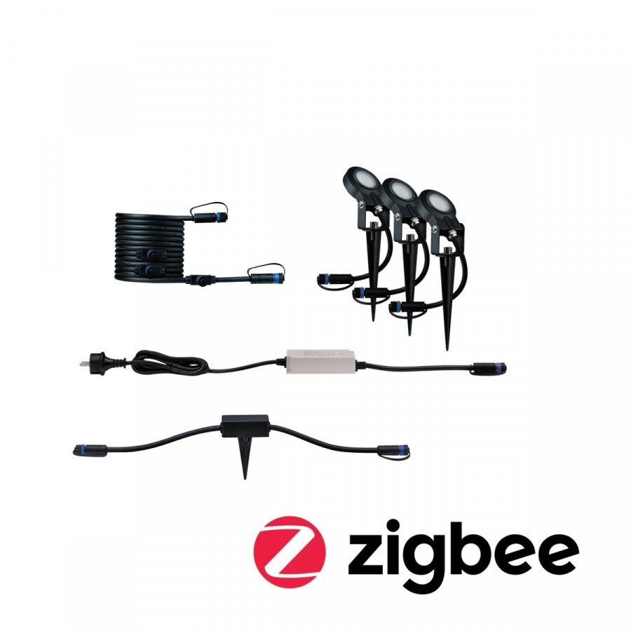 Paulmann 5028 Plug & Shine Bundle Outdoor ZigBee Starterset Sting