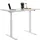 TOPSTAR Schreibtisch E-Table lichtgrau / Weiß
