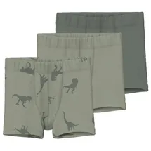 NAME IT Jungen Nmmtights 3p Agave Green Dino Noos Boxershorts, Agave Green, 86 EU - 86