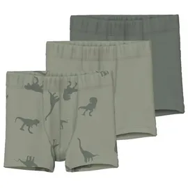 NAME IT Jungen Nmmtights 3p Agave Green Dino Noos Boxershorts, Agave Green, 86 EU - 86
