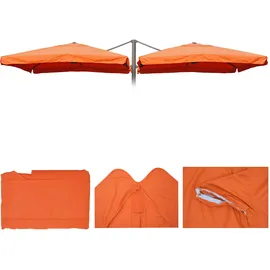 MCW Schirmbezug T44 Polyester 3 x 3 m Terracotta