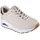 SKECHERS Uno Shimmer Away Damen Weite E Beige/Roségold 36
