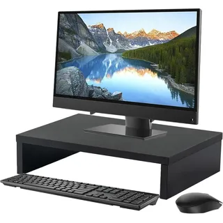 FURNITABLE Monitorständer,Laptop-Druckerständer für Monitor Laptop Drucker Fernseher,Ergonomischem,36x24x8.5cm,1pcs,Schwarz