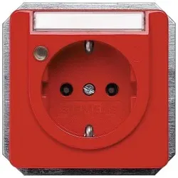 Siemens 5UB1475 DELTA profil SCHUKO-Steckdose mit Betriebsanzeige und Schriftfeld, organe (ZSV)