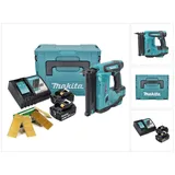 Makita DBN 500 RTJ Akku Stauchkopfnagler 18 V 15-50 mm + 2 x 5 Ah Akkus + Ladegerät + Makpac