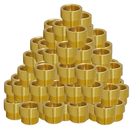 Messing Gewindefitting-Hahnverlängerungs-Paket 1/2'' - 60-teilig - 5 % gespart
