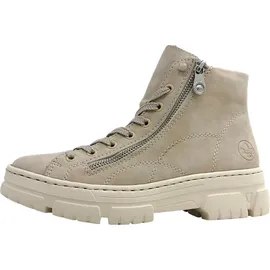 Rieker Z7410-62 Schnürstiefel in beige 42