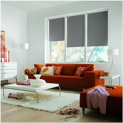 Büscher Sunlines Seitenzug-Rollo mit Energiespareffekt 162 x 180 cm grau, 162x180 cm