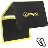 SunJack 25 Watt faltbares IP67 wasserdichtes ETFE monokristallines Solarpanel Ladegerät mit USB-C und USB-A für Handys, Tablets und tragbar für Rucksackreisen, Camping, Wandern und mehr