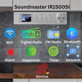 Soundmaster IR1500SI silber
