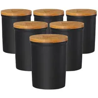 Ritzenhoff & Breker Jasper 800 ml schwarz 6er Set