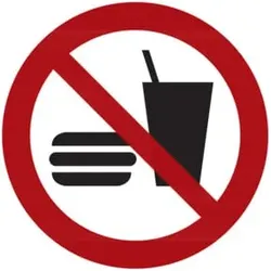 Verbotszeichen Essen und Trinken verboten, Typ: 04200