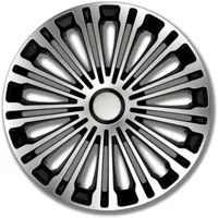 PETEX Satz 16 Zoll Volante Silber/schwarz