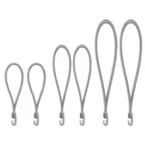 Bradas Spanngummi Set mit PVC Haken 2x18/25/40cm grau Bradas BCH3-04SET1GY-B