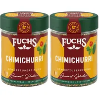 Fuchs Gourmet Selection Amerika – Chimichurri Gewürzzubereitung, nachfüllbare Gewürzmischung, Gewürz für Fleisch, Salatdressings & Dips, ideal als Marinade für Grillfleisch, vegan, 30 g