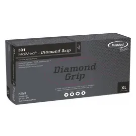 Maimed MaiMed® Diamond Grip Nitril schwarz, 50 Stück, Größe XL