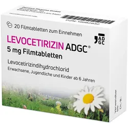 LEVOCETIRIZIN-ADGC 5mg 20 St