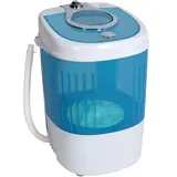 Tragbare Mini-Waschmaschine, ideal für kleine Wäschen, ohne Schleudergang – kleine tragbare Waschmaschine mit 2 Anschluss- und Ablaufschläuchen im Lieferumfang enthalten, 36,5 x 42 x 46,5 cm, 130 W,
