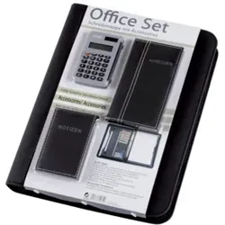 Schreibmappen Set schwarz 30060 35x26,5cm